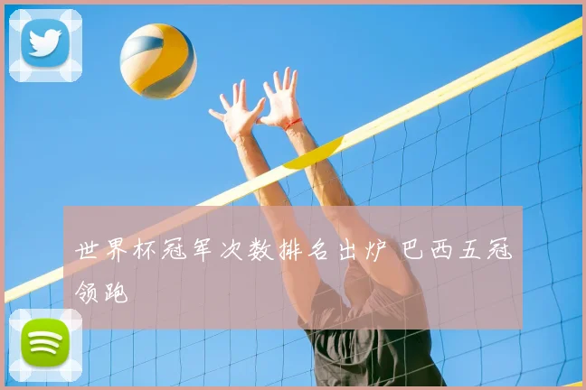 世界杯冠军次数排名出炉 巴西五冠领跑