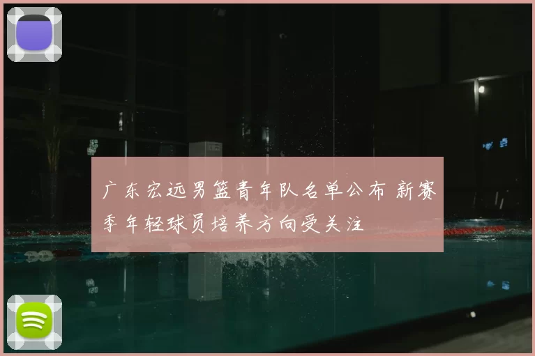 广东宏远男篮青年队名单公布 新赛季年轻球员培养方向受关注